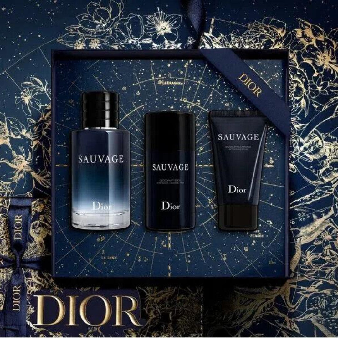SAUVAGE DIOR SET 3pc